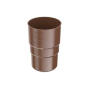 Муфта трубы Бриза Bryza мм цвет коричневый RAL 8017